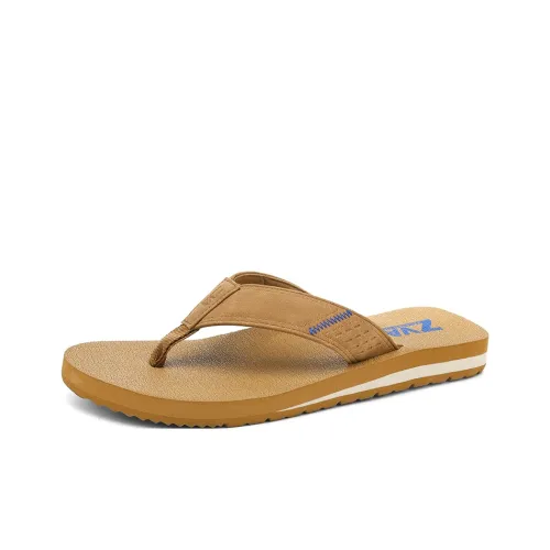 ZVA Противоскользящие Устойчивые к Износу Шлепанцы Мужские Wheat Wave Коричневый