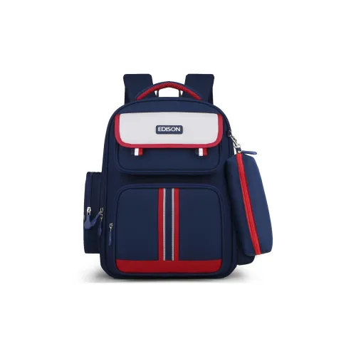 EDISON Полиэстер Студенческая Сумка Детская Красная/Розовая