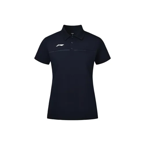 LINING Поло Женское Глубокий Синий