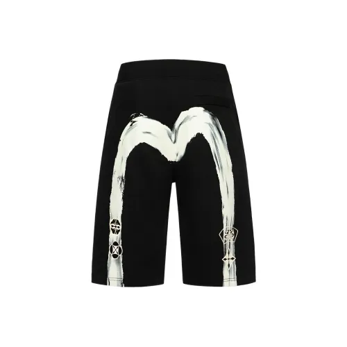 EVISU Черные Мужские Повседневные Шорты