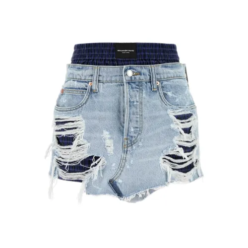 Alexander Wang Джинсовые короткие юбки Женские