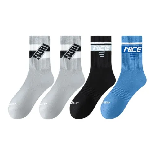 LUOLIAN Носки Crew Мужские 4-5 пар