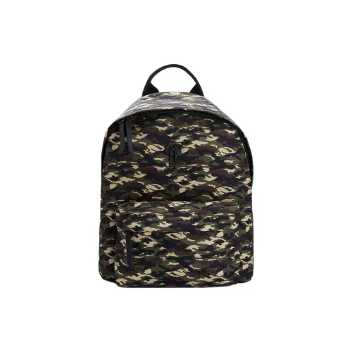 Giuseppe Zanotti GZ Змеиная кожа Тисненая кожа Рюкзак Мужской Черный