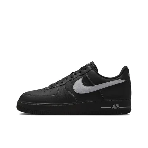 Nike Air Force 1 Low Топ Скейтборд Кроссовки Унисекс Черный