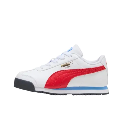 PUMA Roma 24 Low Топ KIDS Lifestyle Shoes Белый Подростки