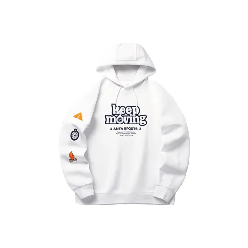 Anta Life Collection Белый Унисекс Свитшоты