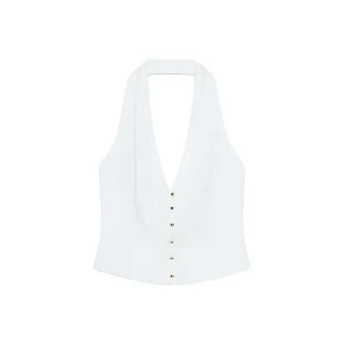 ZARA Белый Женские Майки