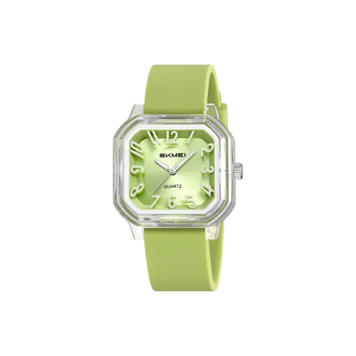 SKMEI Кварцевый механизм силиконовый ремешок унисекс желтый циферблат