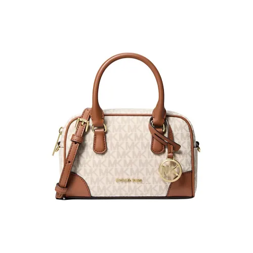 MICHAEL KORS Покрытый холст Сумка Мини Женская Ванильный Белый