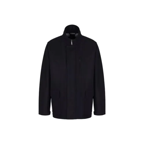 EMPORIO ARMANI Серый Мужской Пальто