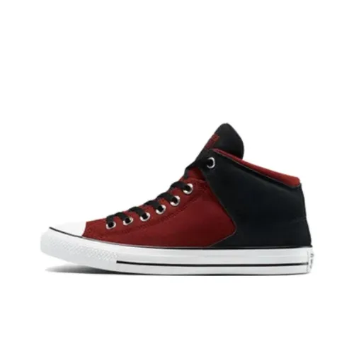 Converse Chuck Taylor All Star Support MID Топ Кеды Унисекс Красный Черный Белый