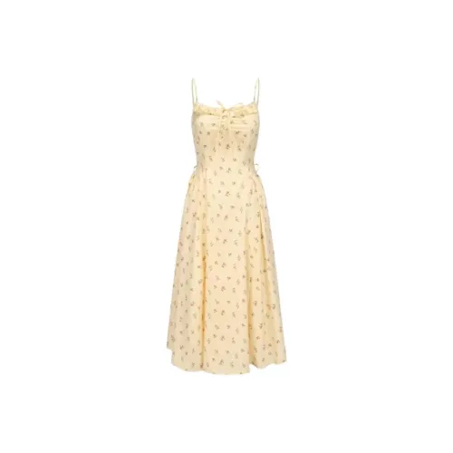 LESS BEARS Желтый Женские Слиплатья