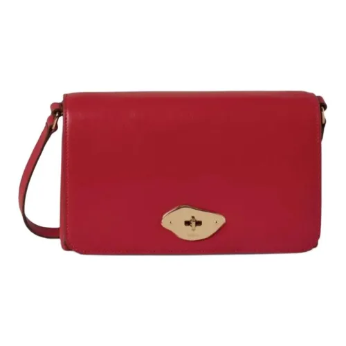 Mulberry Телячья кожа Сумка через плечо Кошелек Женский Красный