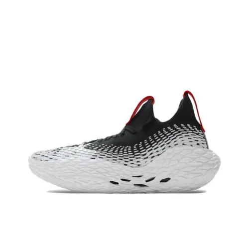 Under Armour Futr x Elite 2 Покрытие Поддержка Сцепление Низкий Топ Баскетбольные Кроссовки Унисекс Белый Черный Красный