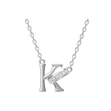 Плавающее ожерелье с буквой (буква K)