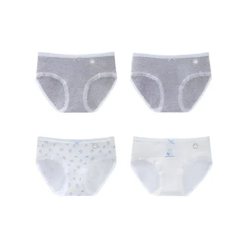 LUYOUYE [Герметичная упаковка] Серый с кроликом Серый с медвежонком Белый с кроликом Белый с медвежонком Женские трусики-бикини