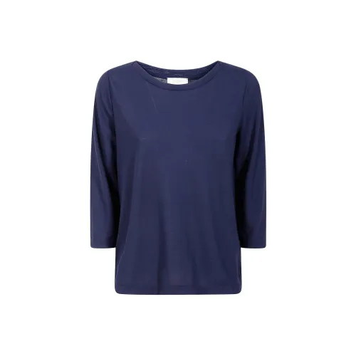 Zanone Выстиранные Синие Женские T-Рубашки