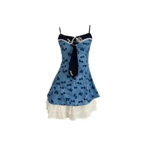 COVT Синий Женские Слиплатья