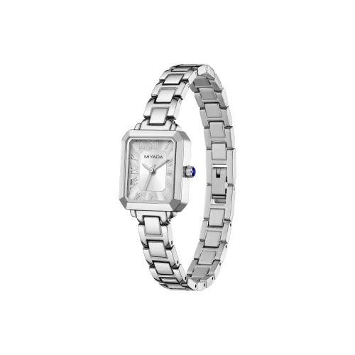 MIYADA Кварцевый механизм сплав ремешок женские часы серебристый циферблат