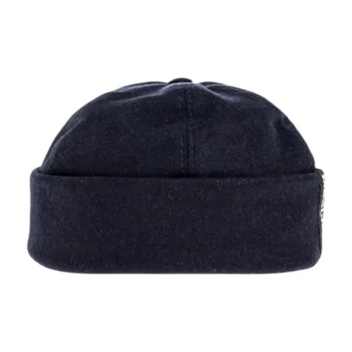 MOSCHINO Хлопок Шапки и Кепки Унисекс Морской Синий