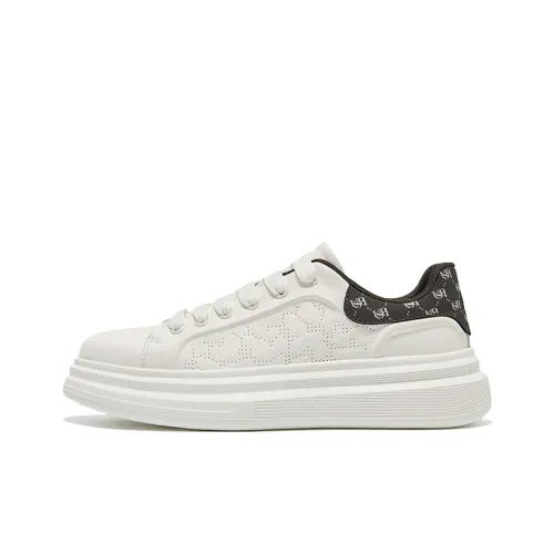 U.S. POLO ASSN. Устойчивые к истиранию увеличивающие высоту низкие кроссовки для скейтбординга мужские бежево-коричневые