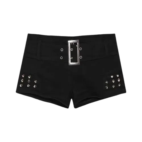 XDFM Черные Женские Джинсовые Шорты