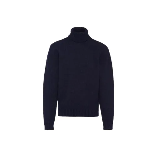 PRADA Синие Мужские Свитера