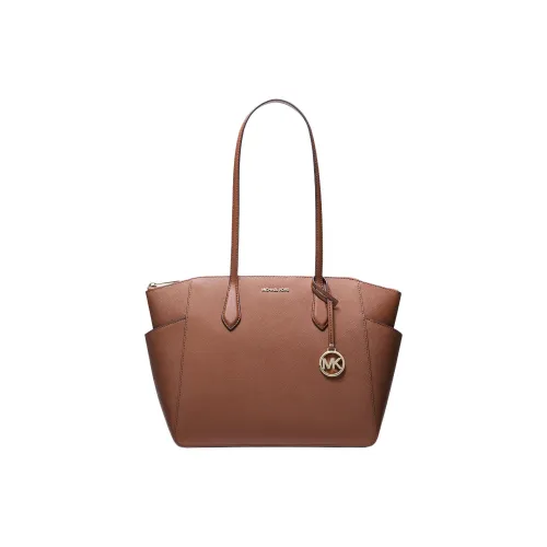 MICHAEL KORS Marilyn Saffiano кожа плечо сумка средний размер женский коричневый