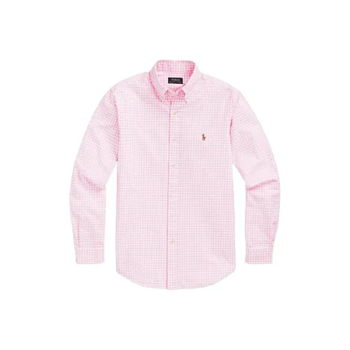 Polo Ralph Lauren Розовые Мужские Рубашки