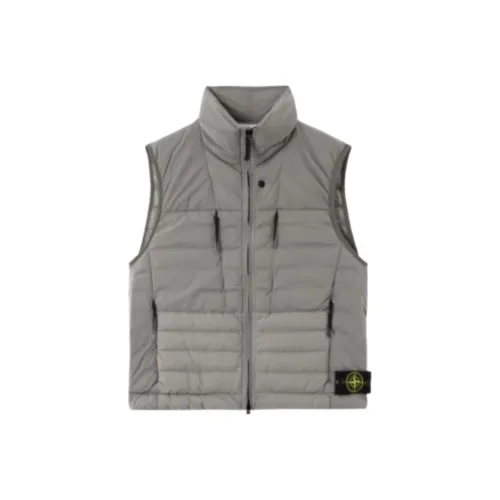 STONE ISLAND Цементный Мужской Жилеты