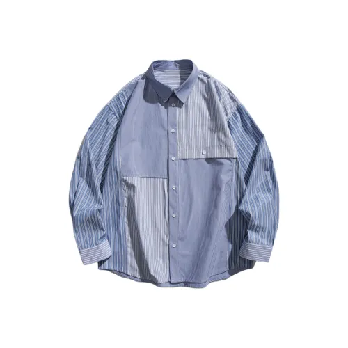 GEOGRE ALEX Синий Унисекс Рубашки