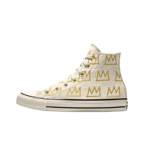 Jean Michel Basquiat x Converse Chuck Taylor All Star High Топ Кеды Унисекс Бежевый