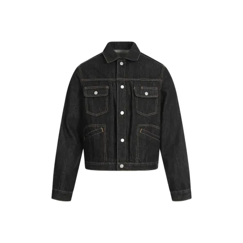 SIL VITIN Черный Унисекс Джинсовые куртки