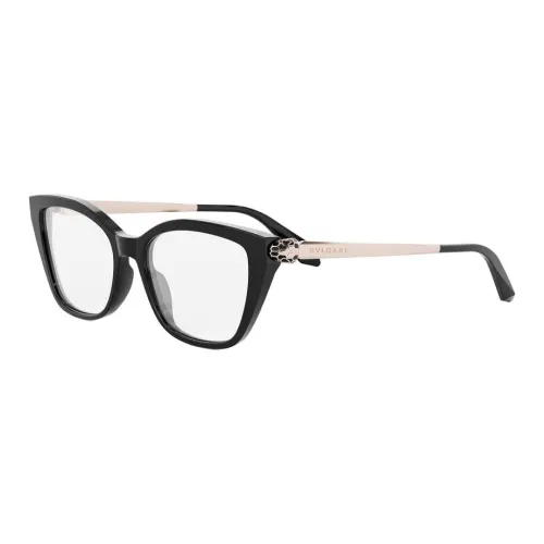 BVLGARI Ацетат Нерегулярная форма Оправа для очков Женская Черная