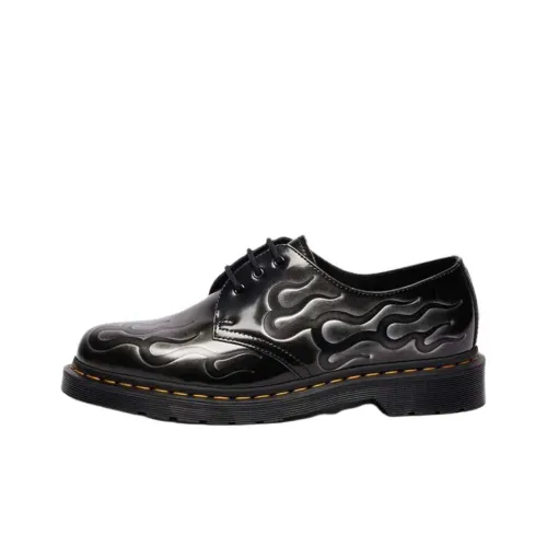 Dr.Martens 1461 Low Топ Casual Унисекс Черный Серебряный