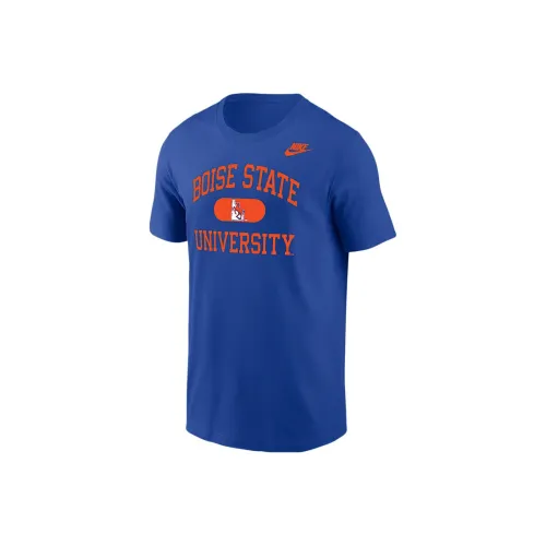 nike Boise State Королевский синий Мужская футболка с коротким рукавом