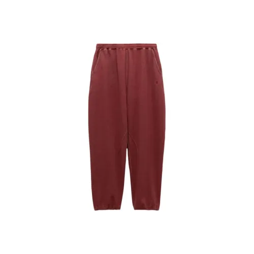 Nanamica Red Unisex Вязаные Спортивные Штаны