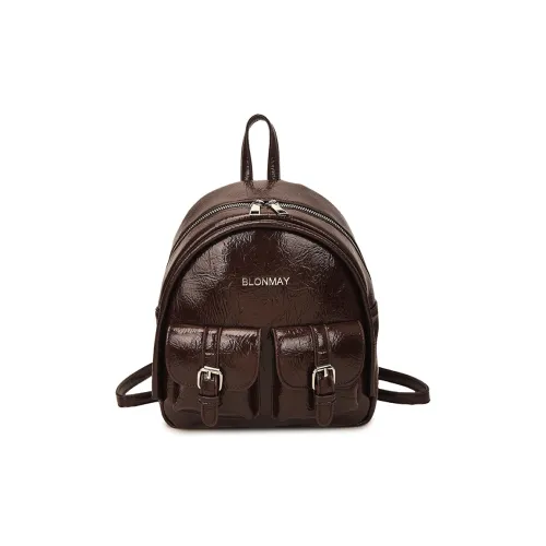 OKEKE ПУ (полиуретан) Рюкзак Женские Кофейный Черный Хаки Белый