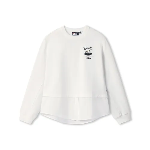 Fila Heritage Cloud White Женские Свитшоты
