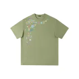 [100% cotton] Palm Green (Большой, Многоцветный, Фейерверк, Горловина, Спереди, Этикетка)