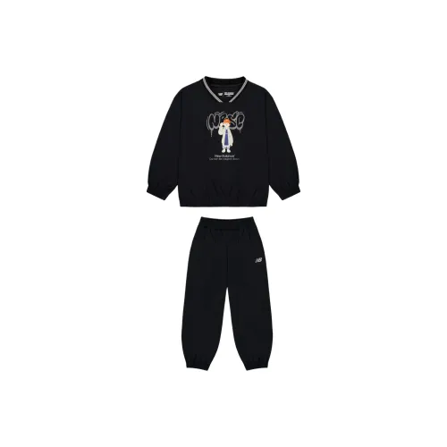 New Balance совместный бренд Повседневная спортивная одежда NB SS25 2 предмета комплект для детей 3-7 лет