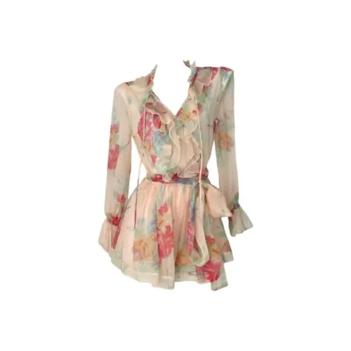 SNZX Длинное платье с длинным рукавом женское