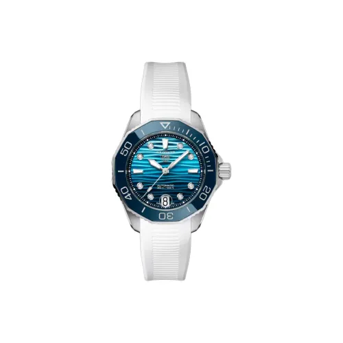 TAG Heuer Aquaracer Collection Автоматический Механический Механизм Унисекс Часы 36 мм Синий Циферблат