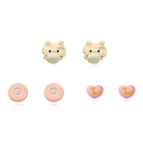 DVNRR Сплав Серьги-гвоздики Женские