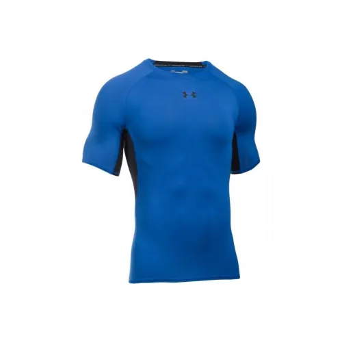 Under Armour Blue Men's T-Shirts Уnder Armour Синий Мужской Т-Рубашки