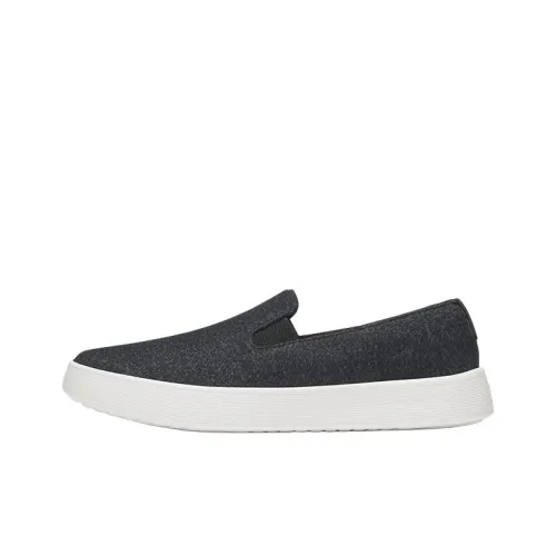 Allbirds Wool Cruiser Slip On Casual Low Top Natural Black Bubbles White Lining Men's