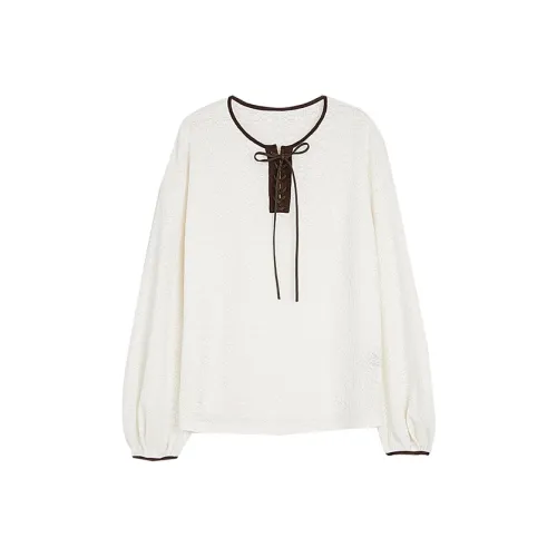 ELLE Экрю Женская Трикотажная одежда