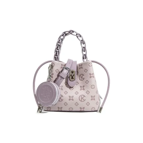 BETTINA VIVIAN ПУ (полиуретан) Ведрообразная сумка Сумка Стандартная Женская Фиолетовая