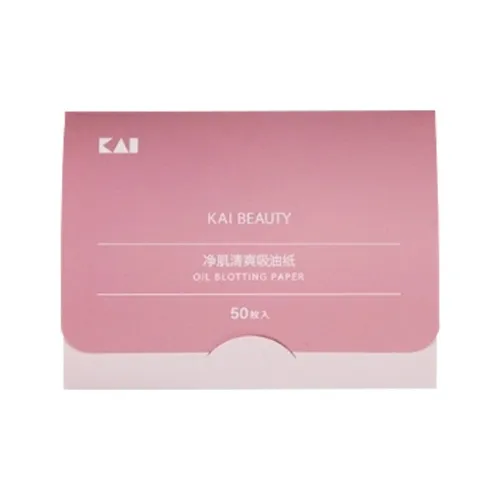 KAI Face Portable Oil Absorbent Paper Refreshing Cleaning 50 Packs Bag KAI Лицо Портативный Вассорослый Бумага Освежающий Чистка 50 Пачек Сумка