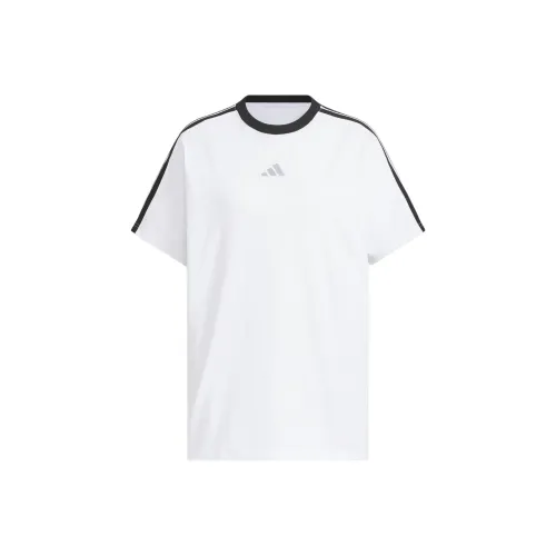 Adidas Boyfriend Рукав с оборванным плечом T-рубашка Женская